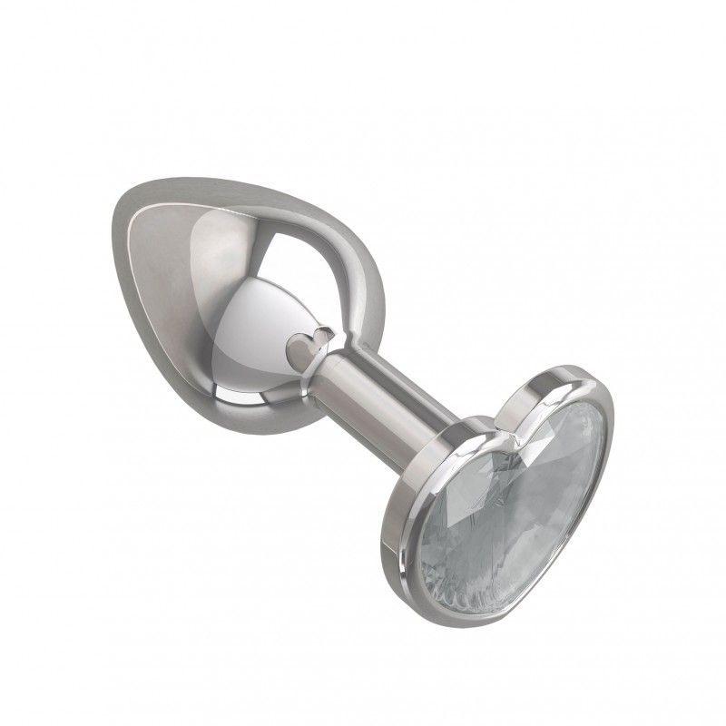 втулка анальная silver с прозрачным кристаллом в Воронеже