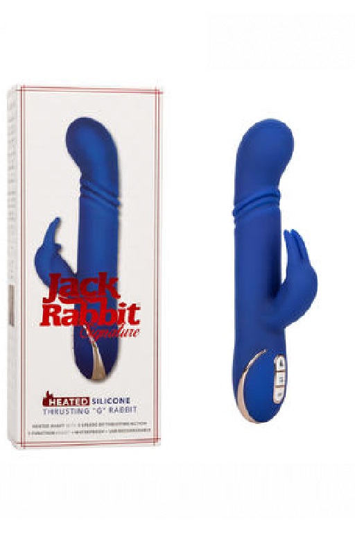 Ультра мягкий перезаряжаемый вибратор кролик Jack Rabbit Signature Heated Silicone Thrusting с функц