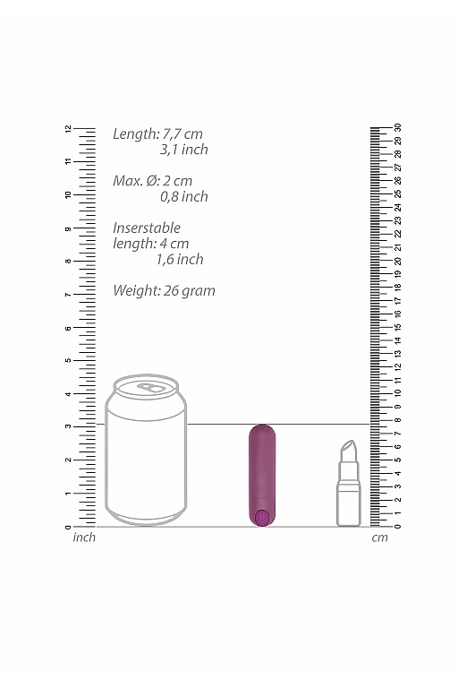 перезаряжаемая вибропуля bgt - 7 speed rechargeable bullet в Воронеже