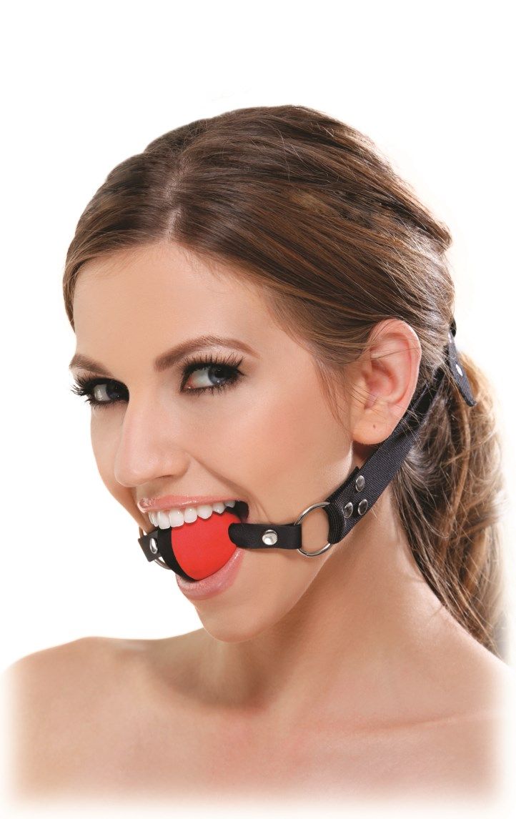 Кляп Pipedream Two Tone Ball Gag, красный