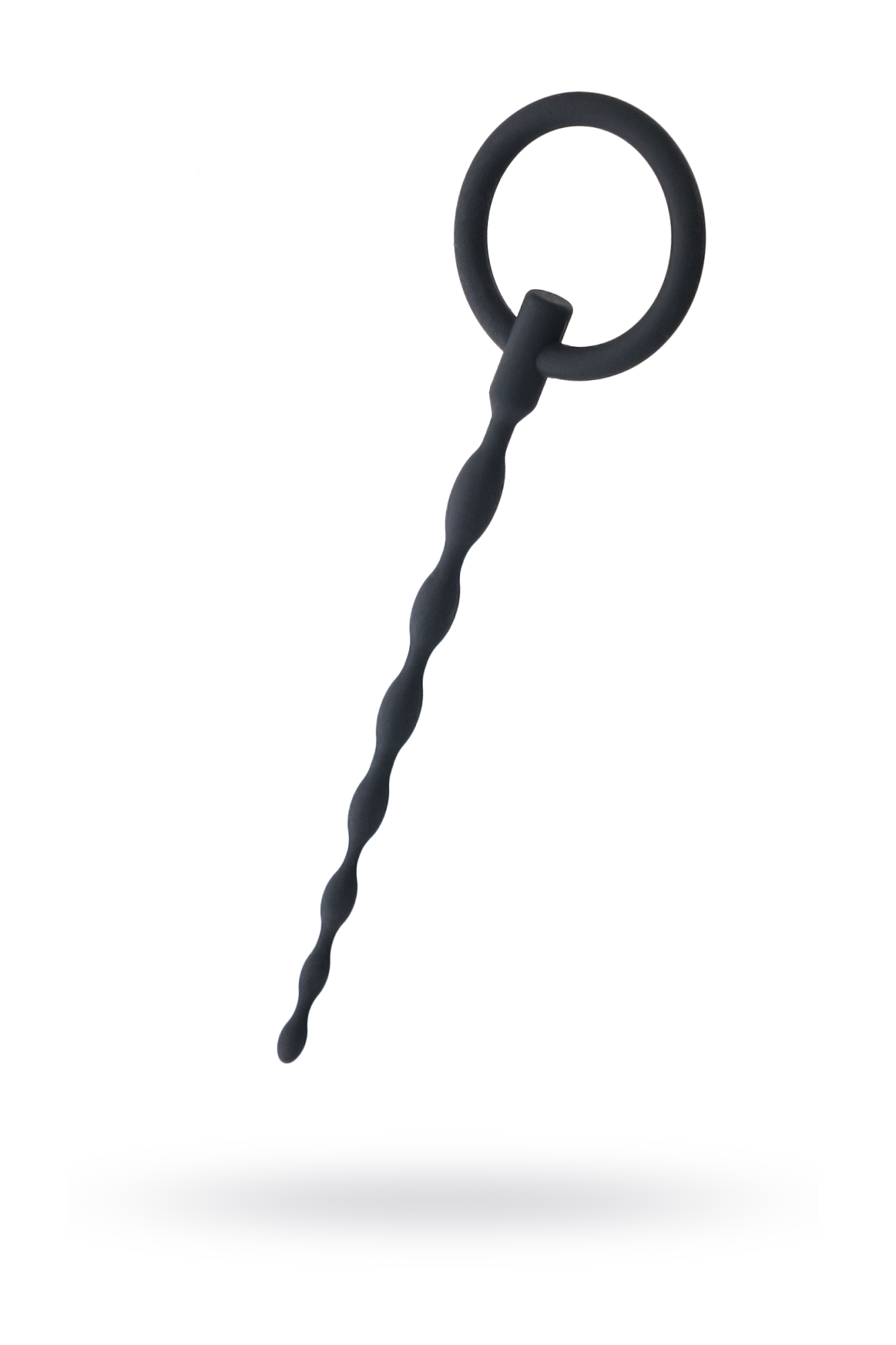 Уретральный плаг Black & Red by TOYFA, силикон, чёрный, 16 см