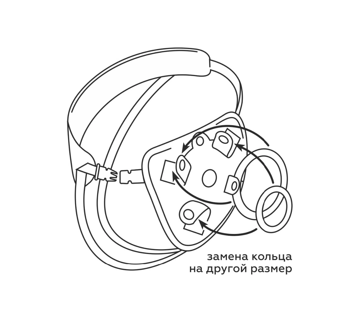 пояс best uni strap с 2 насадками 6` и 8,5` в Воронеже