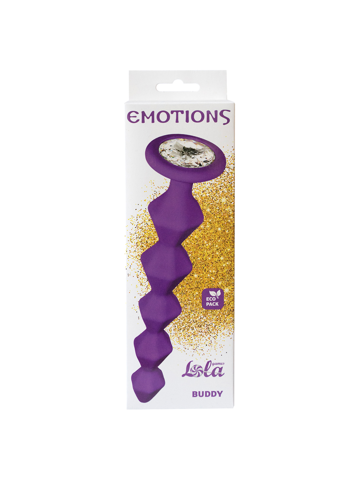 анальная цепочка с кристаллом emotions buddy purple 1400-03lola в Воронеже