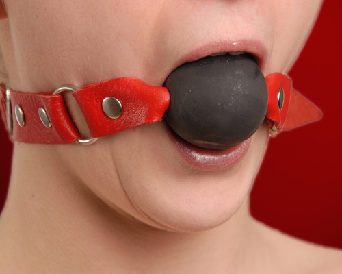 кляп красный с шариком из латекса 3091-2 в Воронеже