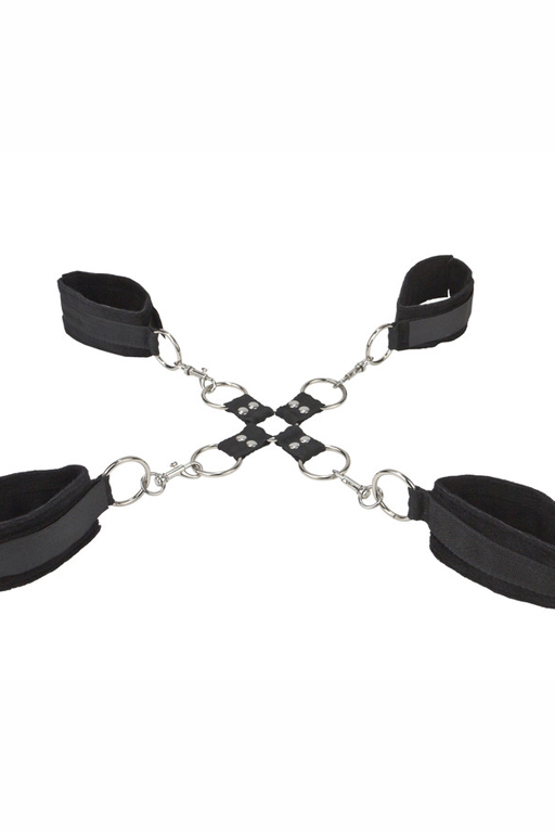 крестообразные наручники (оковы, фиксаторы) для рук и ног velcro hand and leg cuffs в Воронеже
