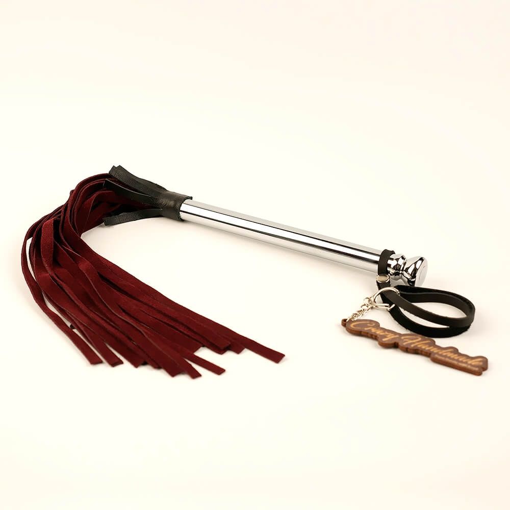 плеть pinkrabbit бургундия из натурального велюра, бордовая в Воронеже