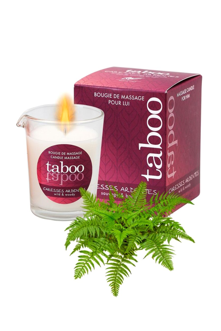 массажное аромамасло для мужчин ruf taboo пылкие ласки (сaresses ardentes), аромат папоротник, 60 мл в Воронеже