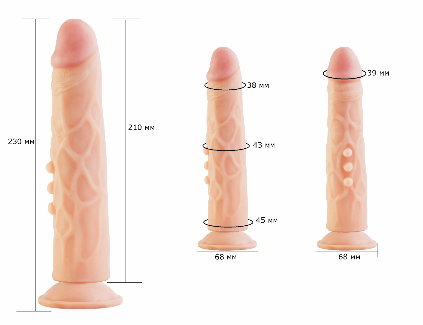 фаллоимитатор неоскин на присоске "f" line 580903ru в Воронеже