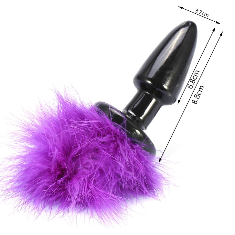анальная пробка с хвостом fiolet bunny 47002-1-mm в Воронеже