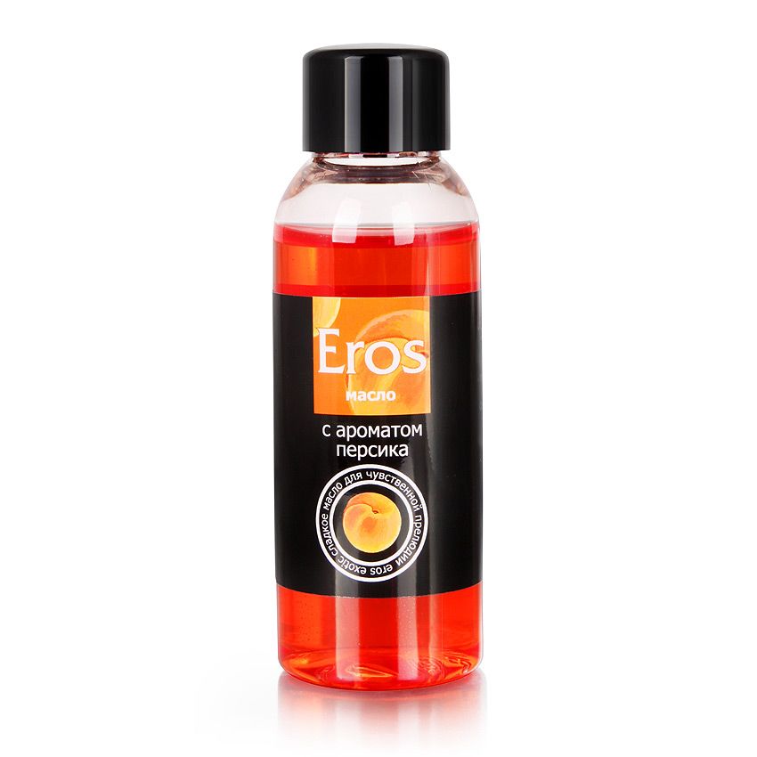 Масло массажное Eros Exotic с ароматом персика, 50 мл