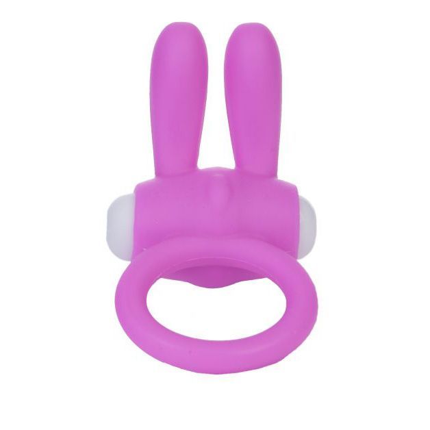 Виброкольцо Lovetoy Power Clit Кролик, розовое