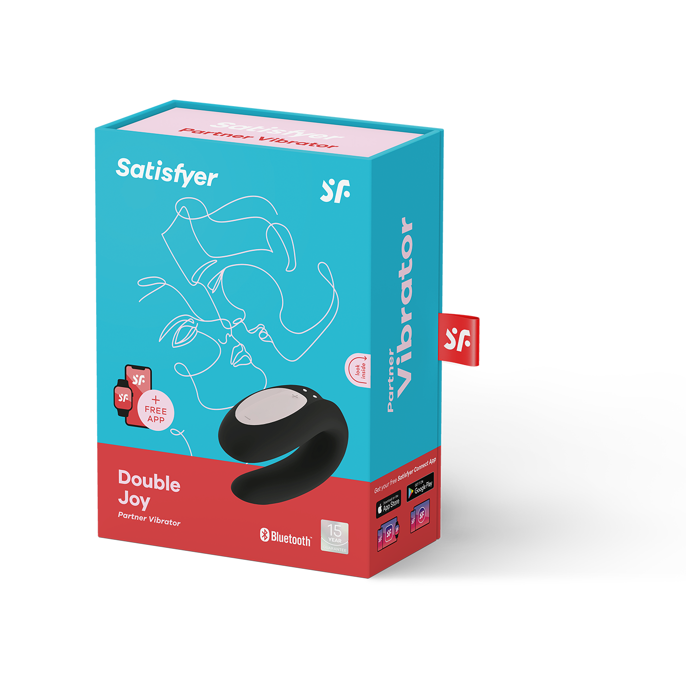 Вибромассажер для Пары Satisfyer Double Joy Black 002392SA