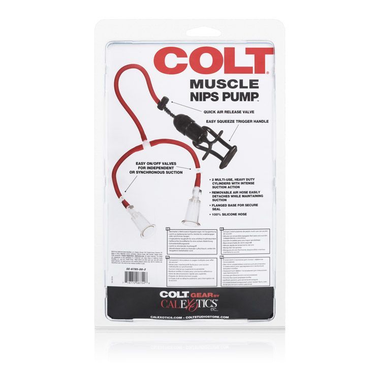 помпы для сосков california exotic novelties colt muscle nips pump, красные в Воронеже