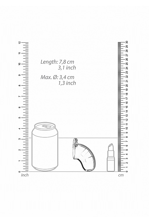 мужской пояс верности cock cage model 13 chastity 2.5" в Воронеже