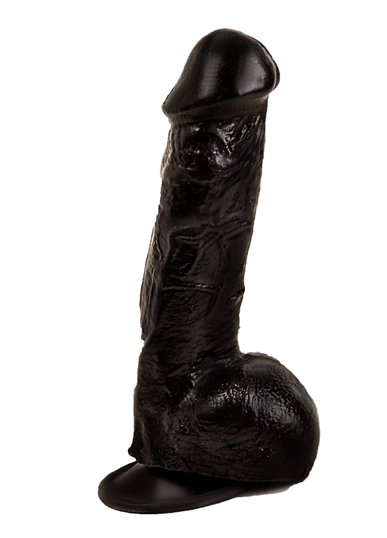 фаллоимитатор на присоске черный 401200ru в Воронеже