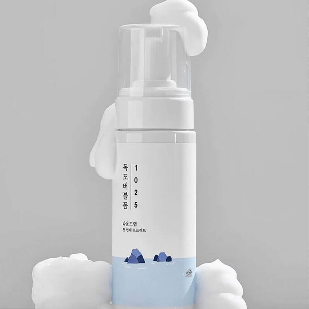round lab 1025 dokdo bubble foam 150 ml, очищающая пенка-мусс с морской водой 150 мл в Воронеже