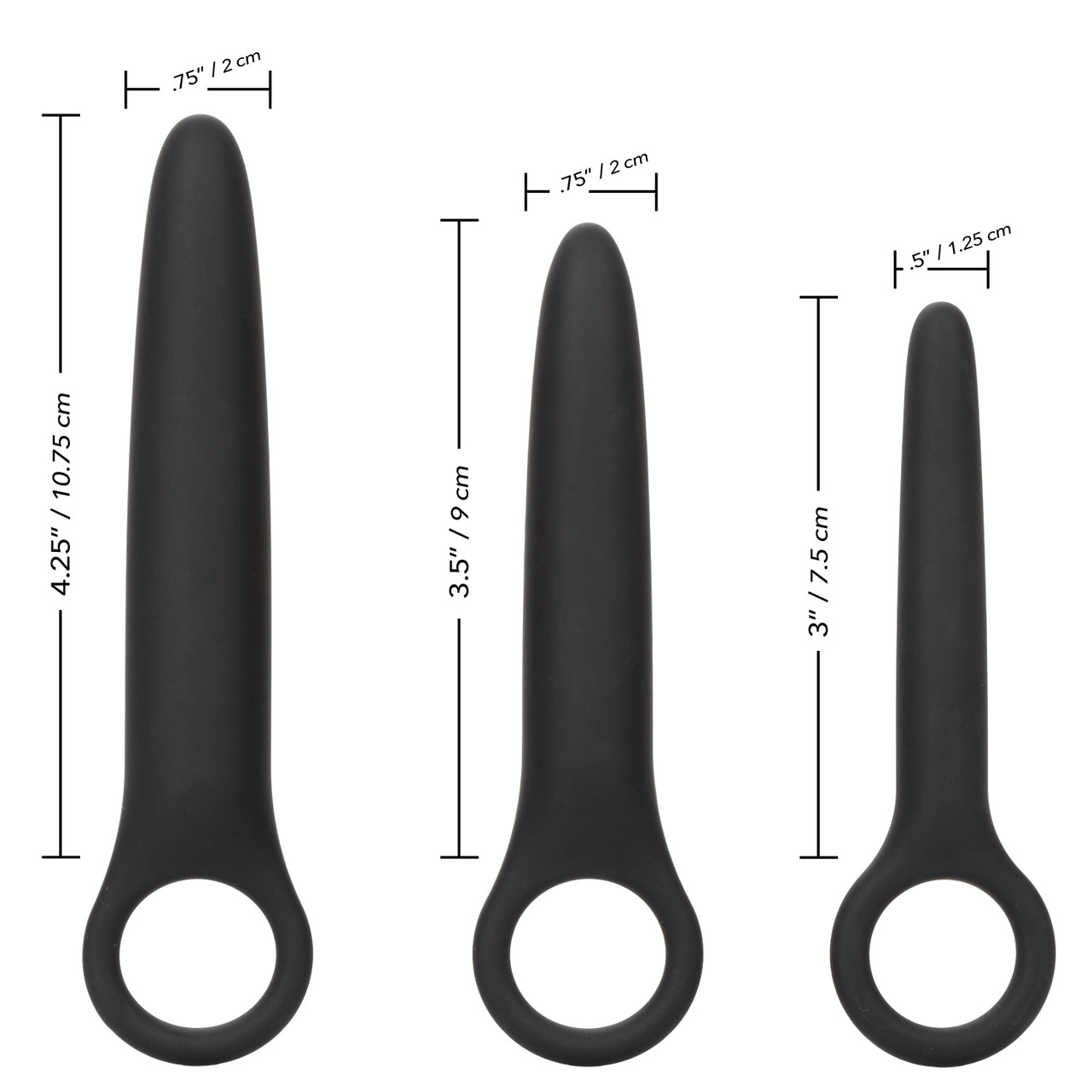 набор из 3 анальных расширителей          boundless dilator trio в Воронеже