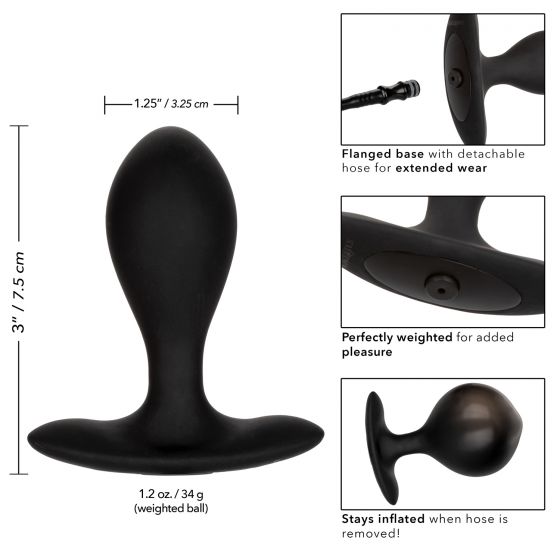 расширяющаяся анальная пробка weighted silicone inflatable plug в Воронеже