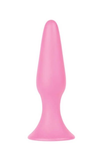 Анальная пробка Shots Media Silky Buttplug Small, розовая