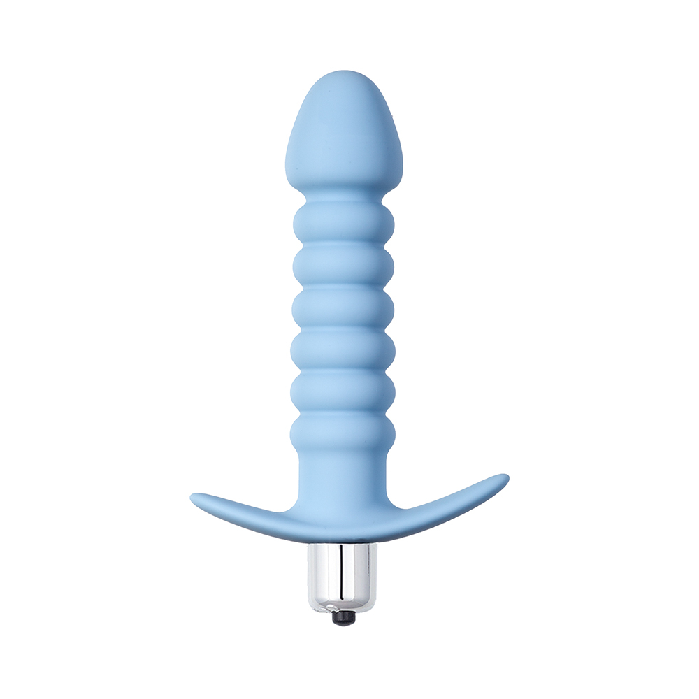 анальная пробка с вибрацией twisted anal plug blue (батарейки ааа) 5007-02lola в Воронеже