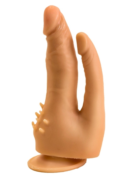 Фаллоимитатор на присоске гелевый двойной 104800ru