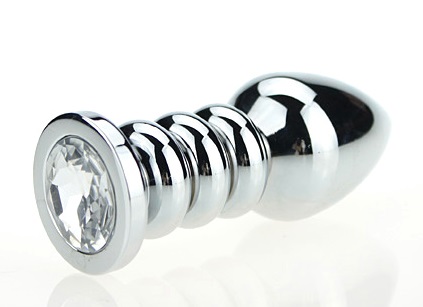 пробка металл фигурная серебро с прозрачным стразом 10,3х3,8см 47423-4mm в Воронеже