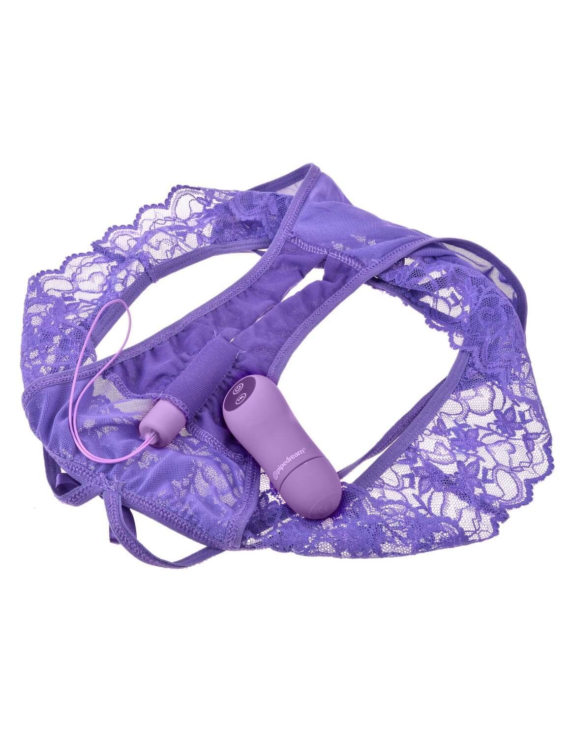 вибротрусики pipedream fantasy for her crotchless panty thrill-her, фиолетовые в Воронеже