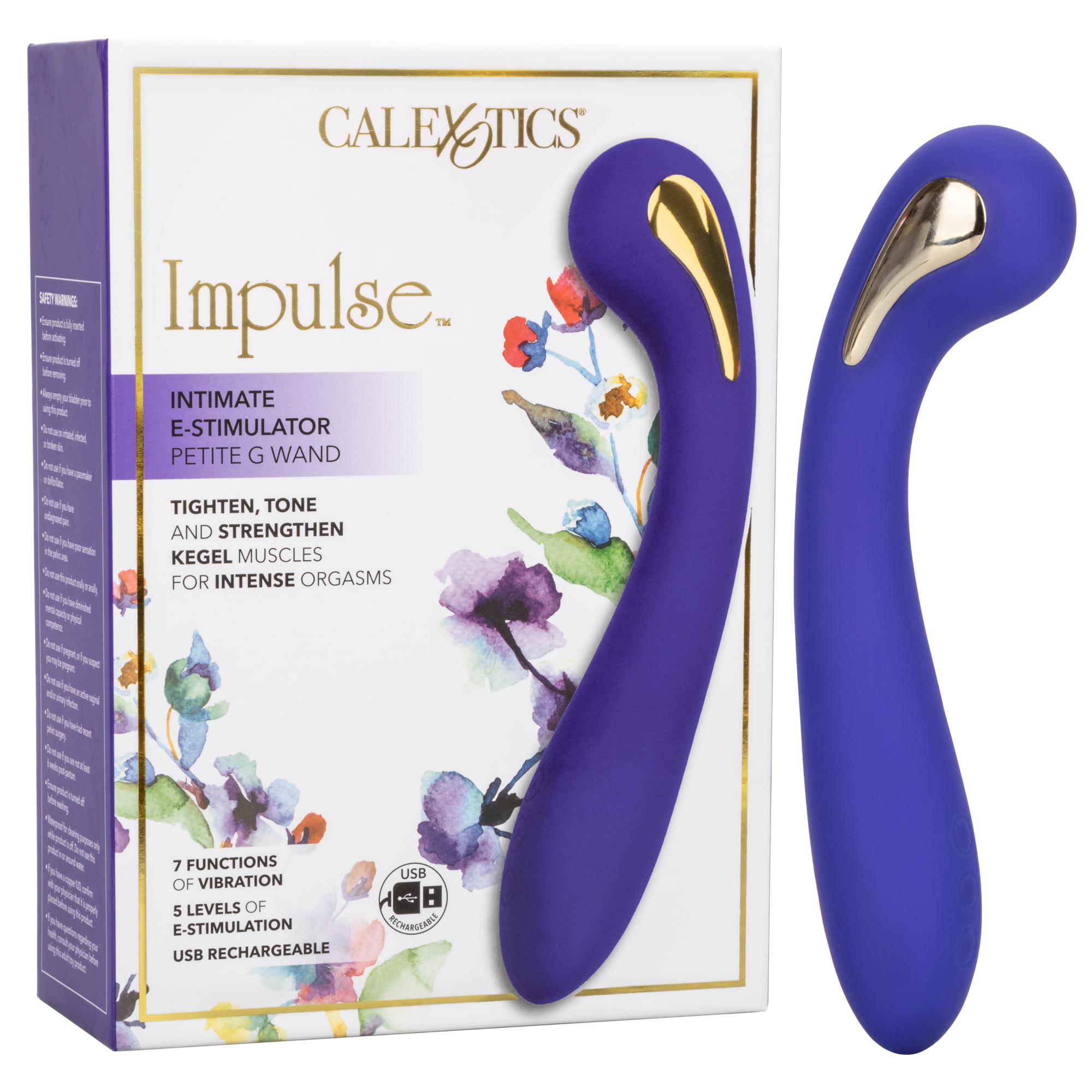 Вибромассажер для точки G с электростимуляцией Impulse Intimate Estim Petite G Wand