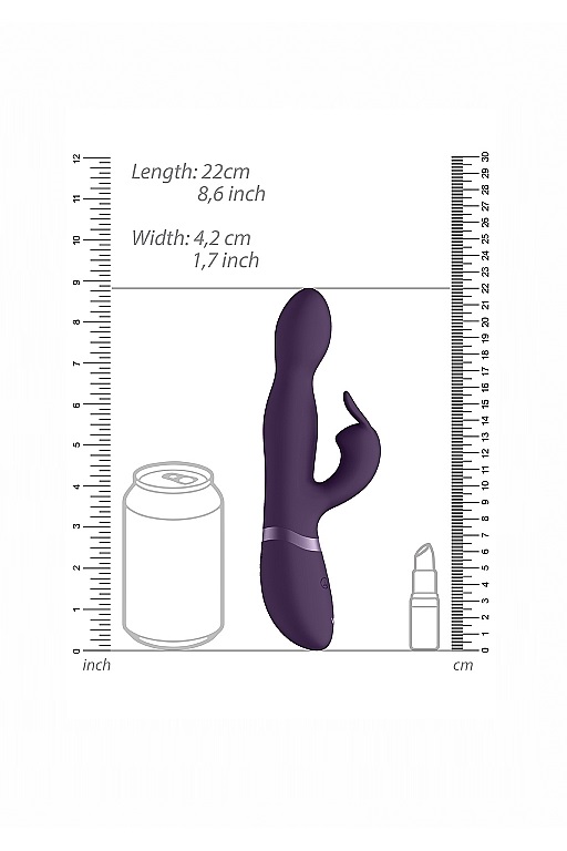 вибромассажер-кролик niva с ротацией 360 градусов и с функцией "мгновенный оргазм" в Воронеже