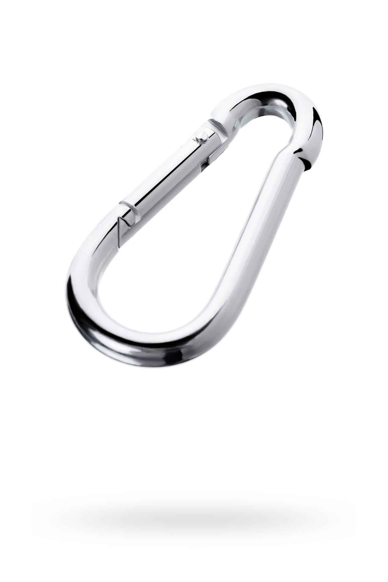 Карабин TOYFA Metal, металл, серебряный, 5 см