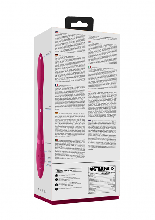 вибромассажер-кролик zosia с функцией "мгновенный оргазм" в Воронеже