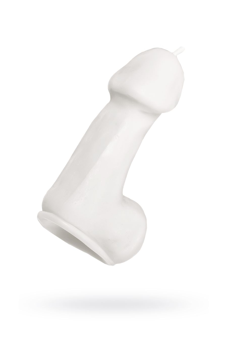 свеча pecado bdsm «пенис средний», белая, 47 гр. в Воронеже