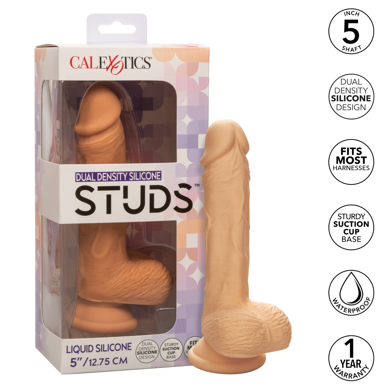фалоимитатор dual density silicone studs (12,75 х 3,25 см.) в Воронеже