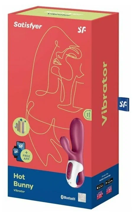 вибромасажер satisfyer hot bunny pink, розовый в Воронеже