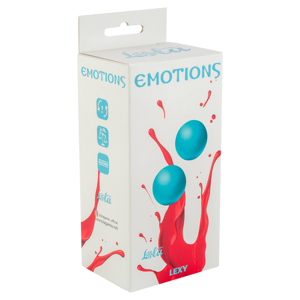 вагинальные шарики без сцепки emotions lexy large turquoise 4016-03lola в Воронеже