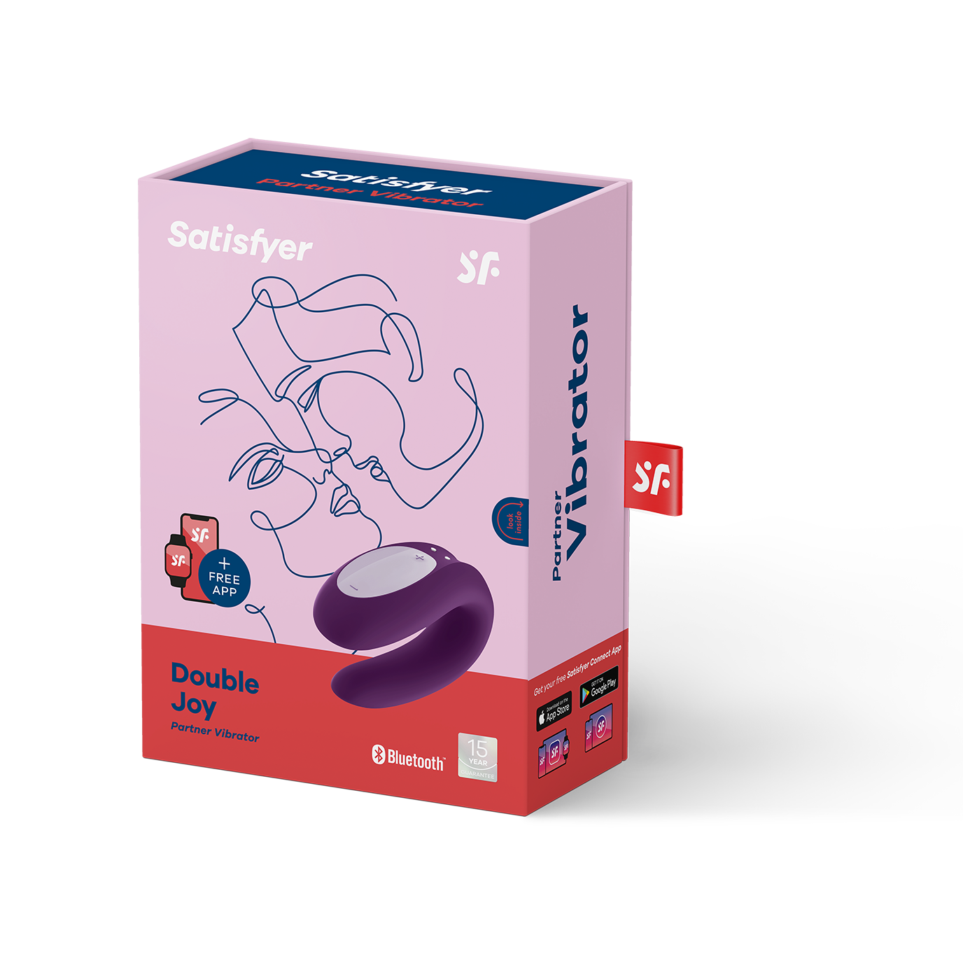 вибромассажер для пары satisfyer double joy violet 002408sa в Воронеже