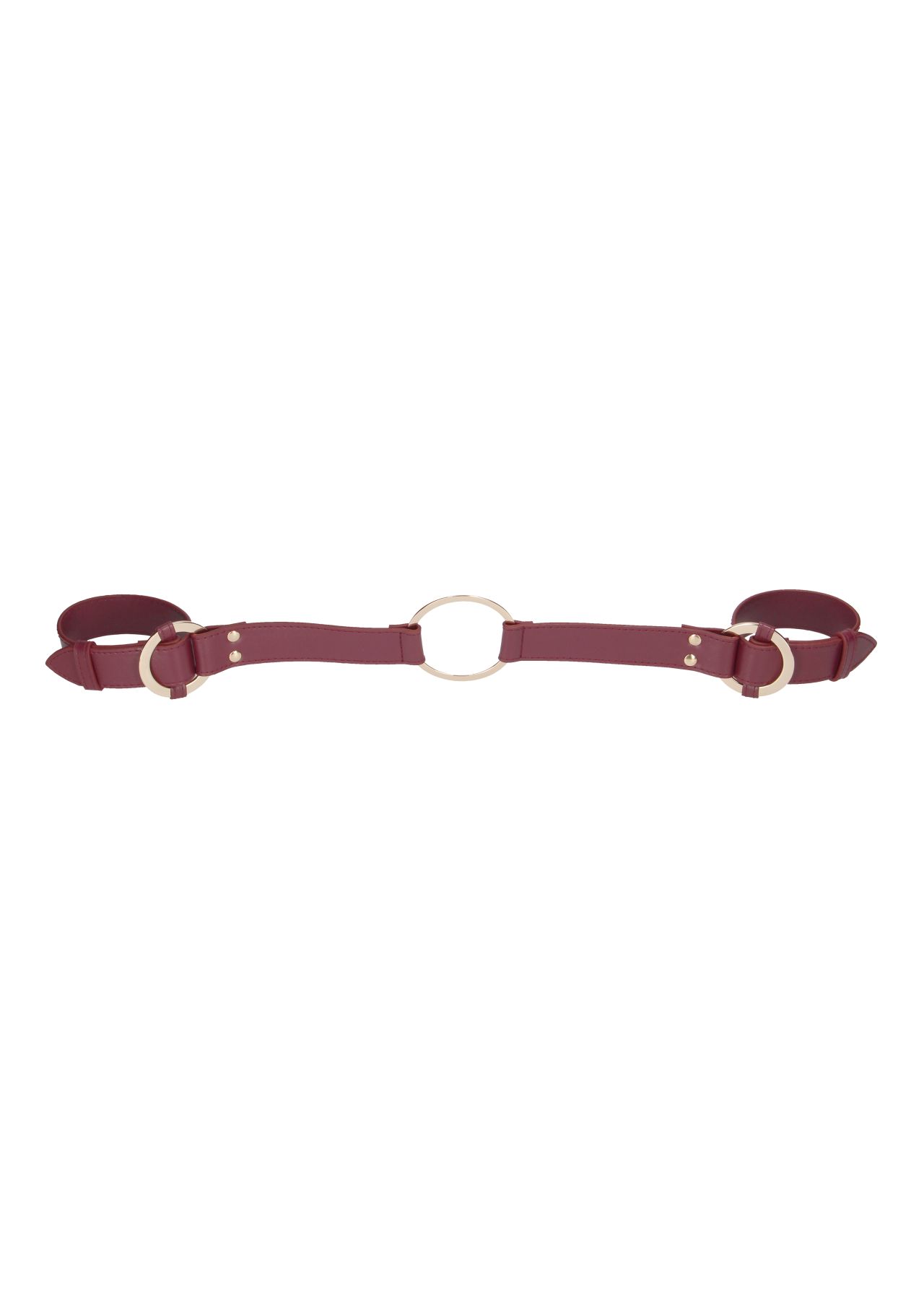оковы на руки ouch ouch! - handcuff with connector - burgundy в Воронеже