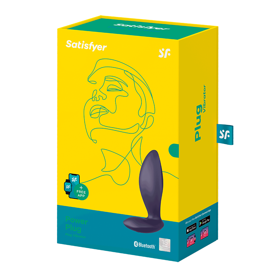 анальная пробка с вибрацией power plug violet 003306sa в Воронеже