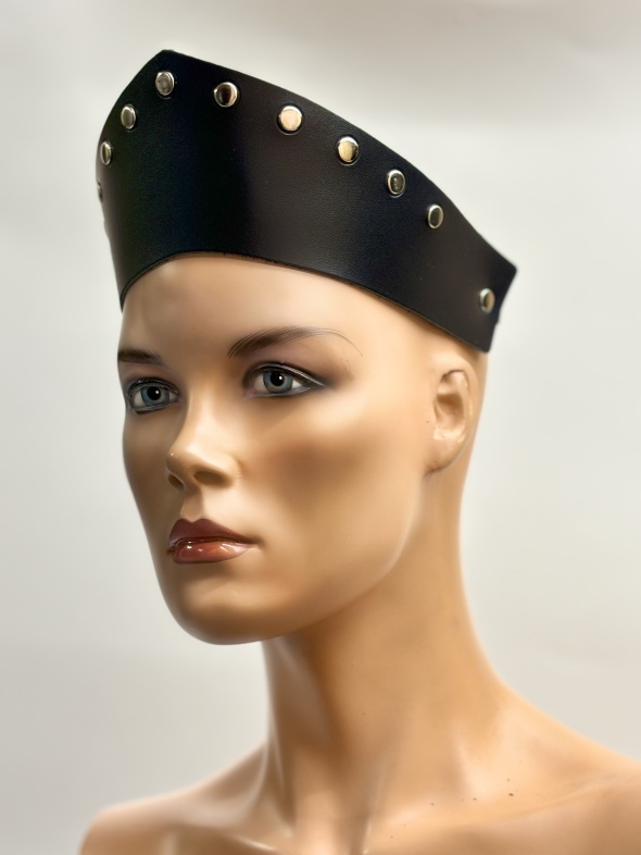 кокошник-ободок кожаный стелла 58031ars в Воронеже