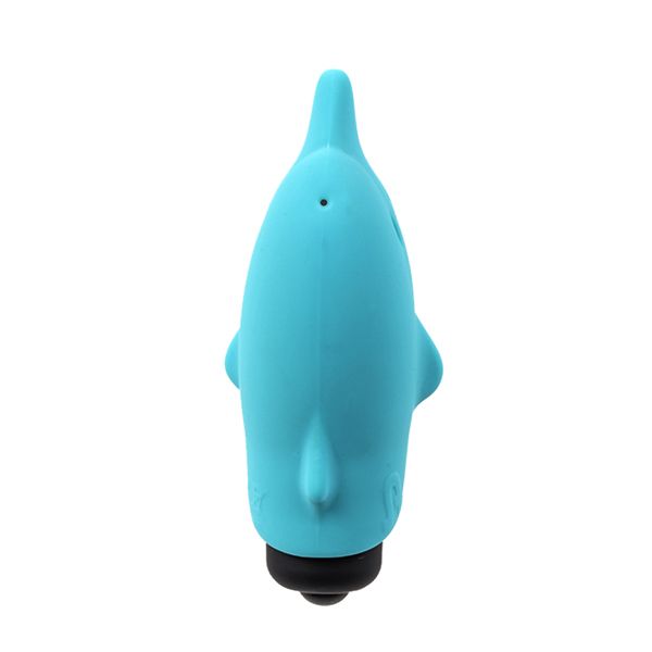 вибропуля adrien lastic flippy pocket vibe dolphin, голубая в Воронеже