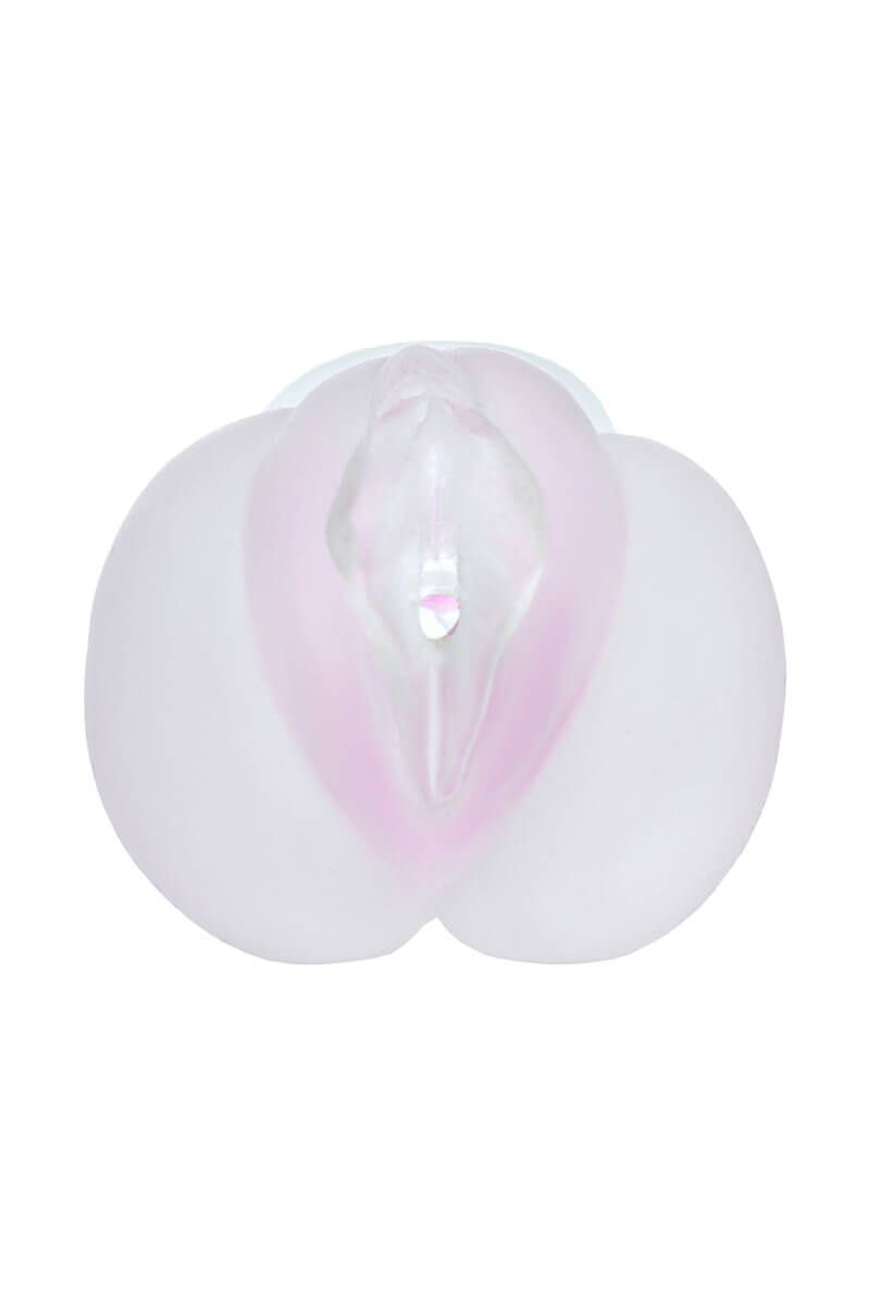 мастурбатор реалистичный toyfa juicy pussy crystal rose, 14 см в Воронеже