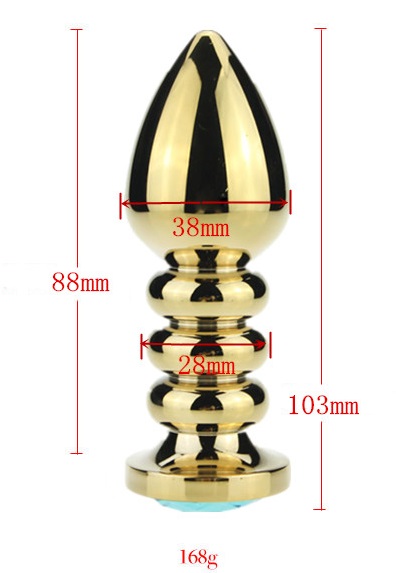 пробка металл фигурная золото с зеленым стразом 10,3х3,8см 47424-6mm в Воронеже