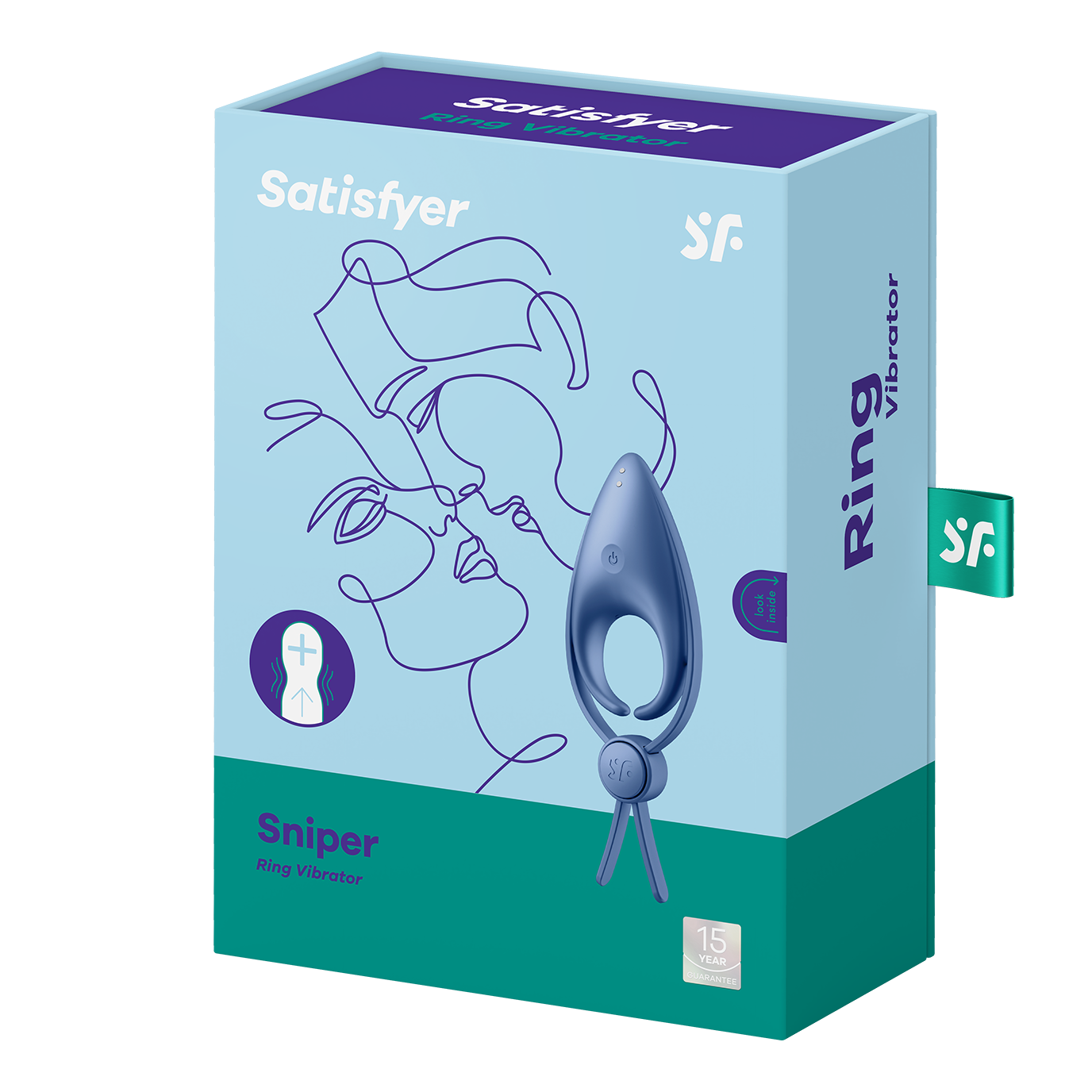 Виброкольцо Satisfyer Sniper blue 018393SA