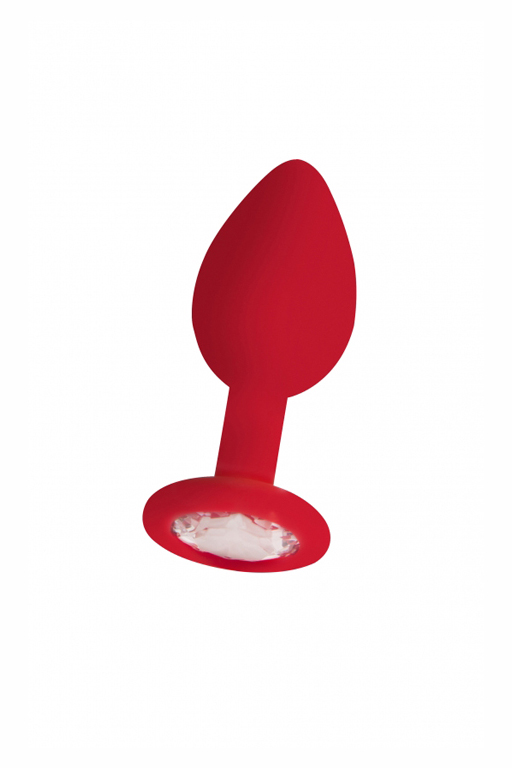 краснаян альная пробка с кристаллом diamond butt plug (medium) в Воронеже