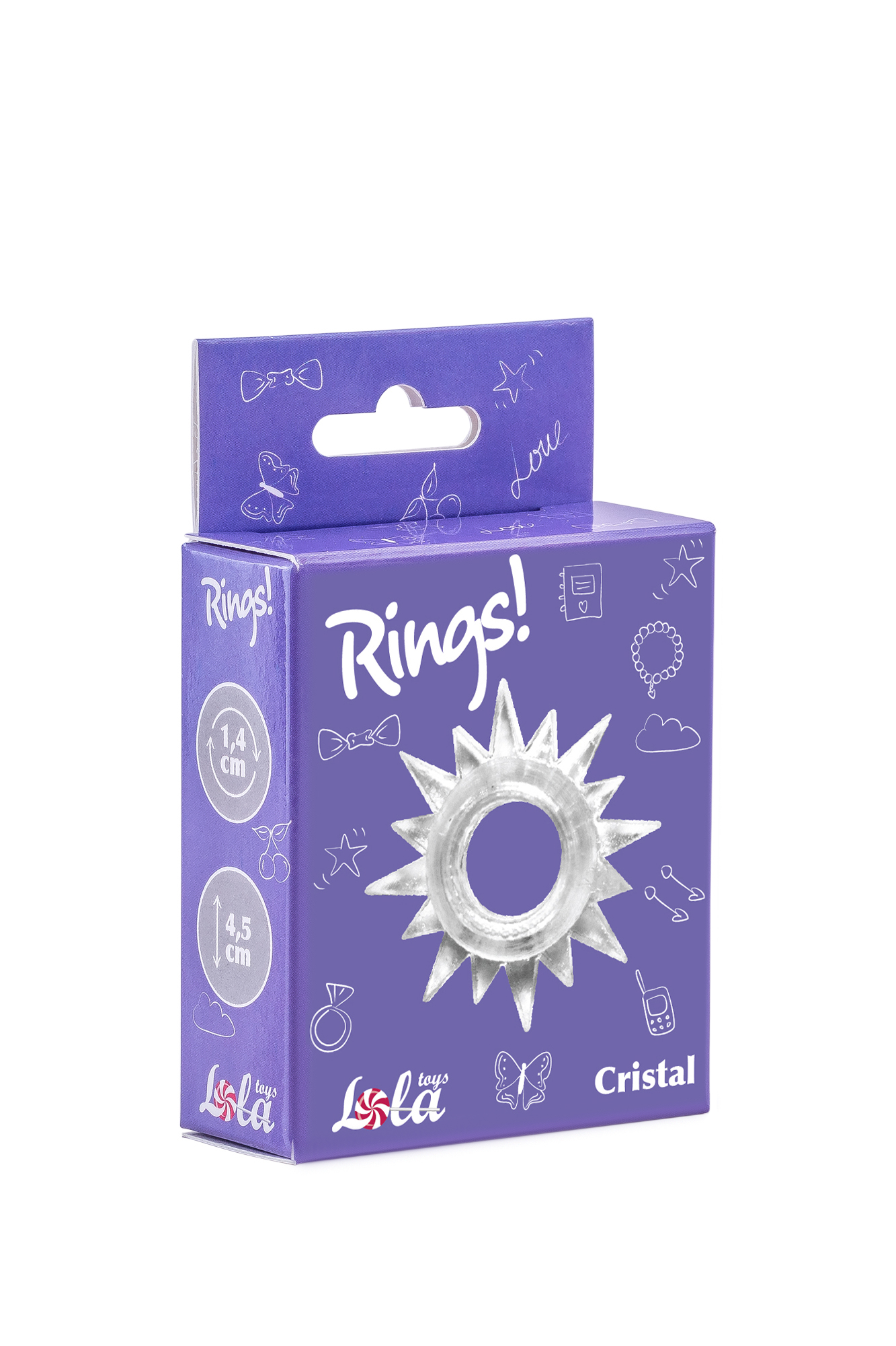 эрекционное кольцо rings cristal white 0112-12lola в Воронеже