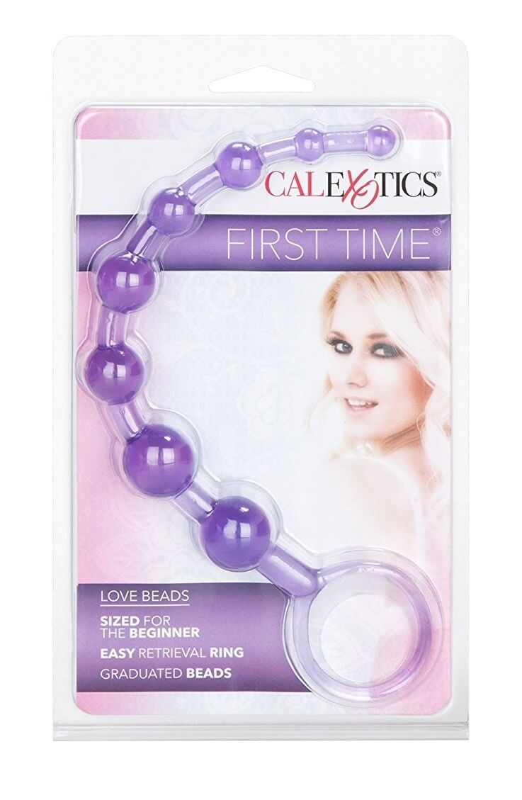 анальные бусы california exotic novelties first time love beads, фиолетовые в Воронеже