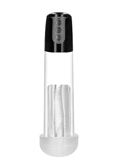 автоматическая вакуумная помпа на батарейках automatic cyber pump with masturbation sleeve в Воронеже