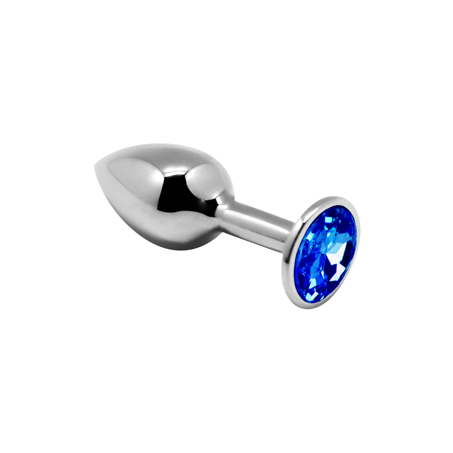 анальная пробка mini metal butt plug anal pleasure blue s 70090al в Воронеже