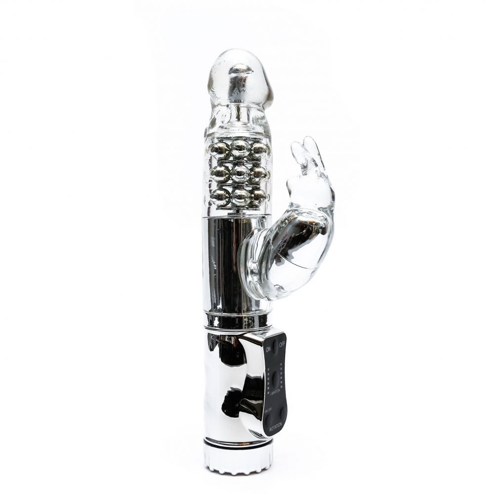 Вибратор Lovetoy Max Fantasy Rampant Rabbit, прозрачный