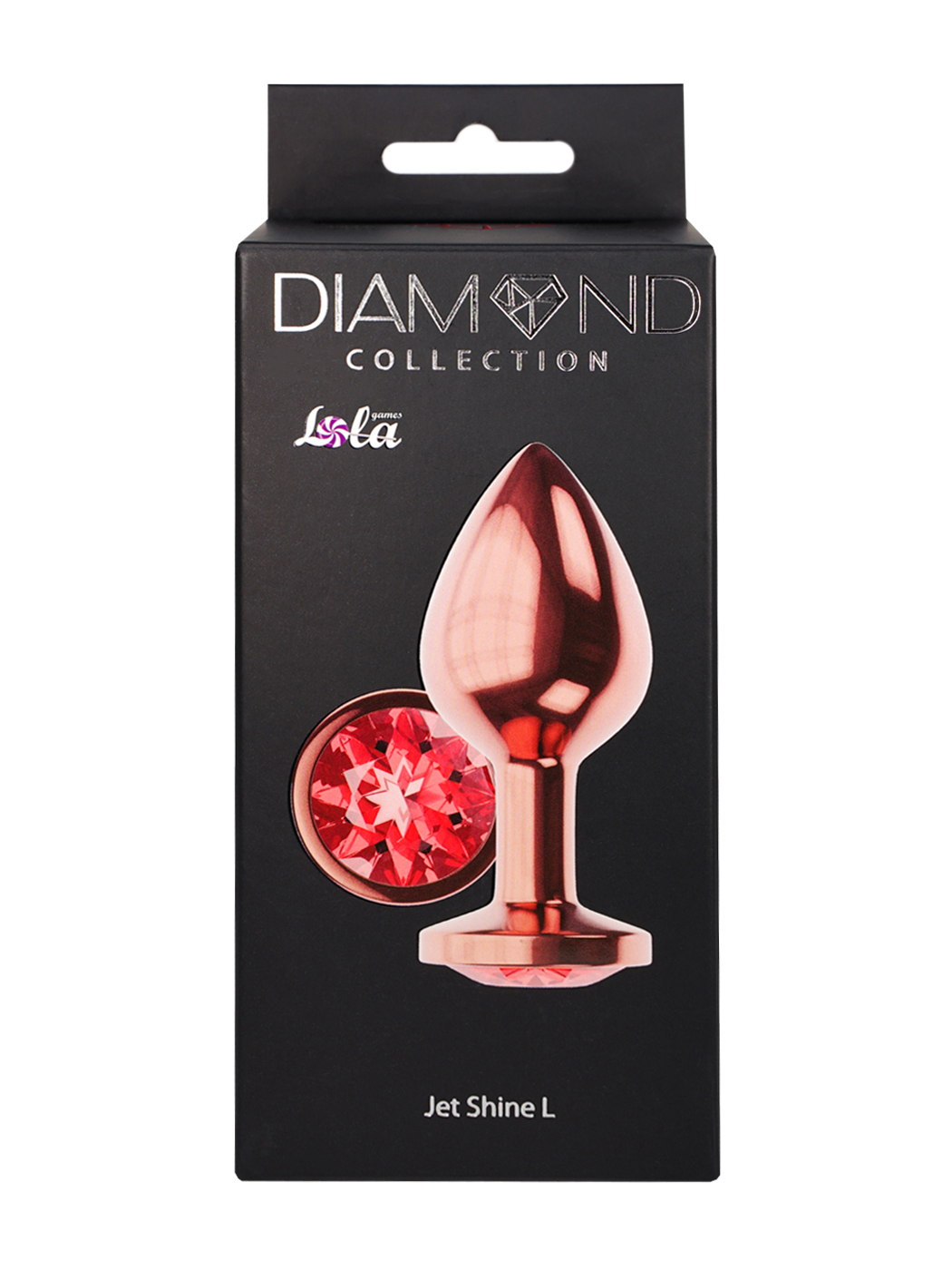 анальная пробка diamond ruby shine l розовое золото 4024-02lola в Воронеже